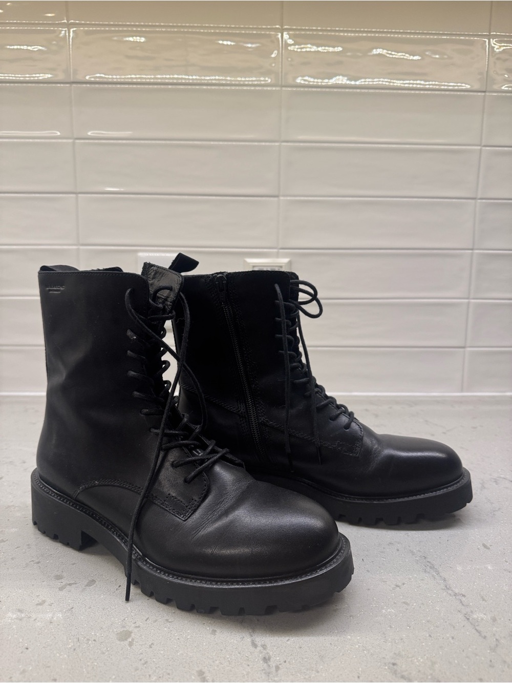 Vagabond leather boots